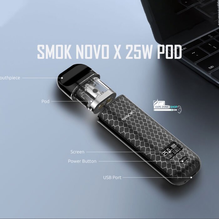 SMOK Novo X 25W Pod System – OLED Display & MTL Vape | Dubai UAE - Image 3
