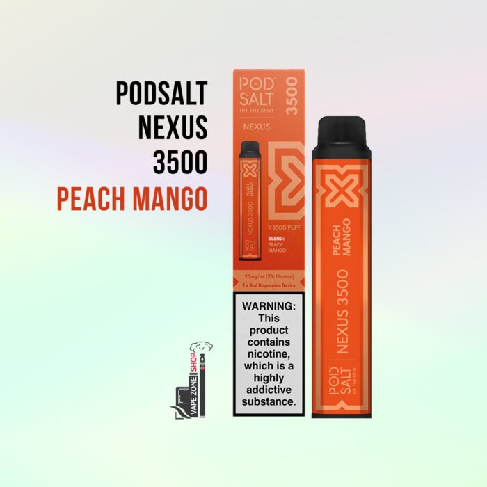 Podsalt Nexus 3500 Puff Disposable Vape – 20mg Nic Salt | Dubai Vapes - Image 2