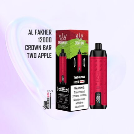 Crown Bar Al Fakher 12000 Puffs Sound – 0.5% Nicotine Disposable | Dubai