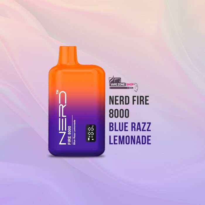NERD Fire 8000 Puff Disposable Vape – 20mg Nic Salt | Dubai Vapes - Image 2