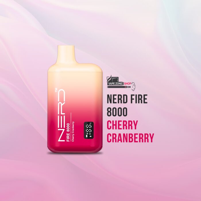 NERD Fire 8000 Puff Disposable Vape – 20mg Nic Salt | Dubai Vapes - Image 3