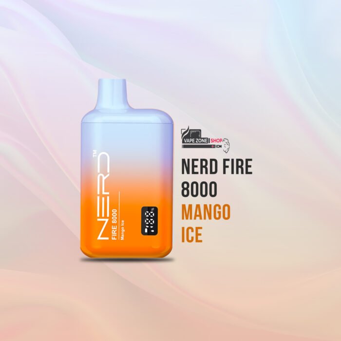 NERD Fire 8000 Puff Disposable Vape – 20mg Nic Salt | Dubai Vapes - Image 8