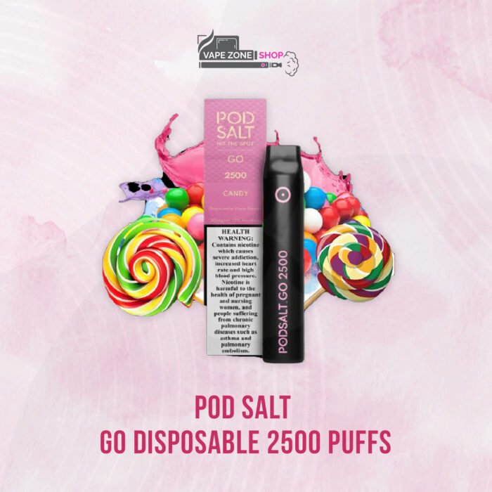 Podsalt Go 2500 Puff Vape – 20mg Nic Salt Disposable | Dubai - Image 2