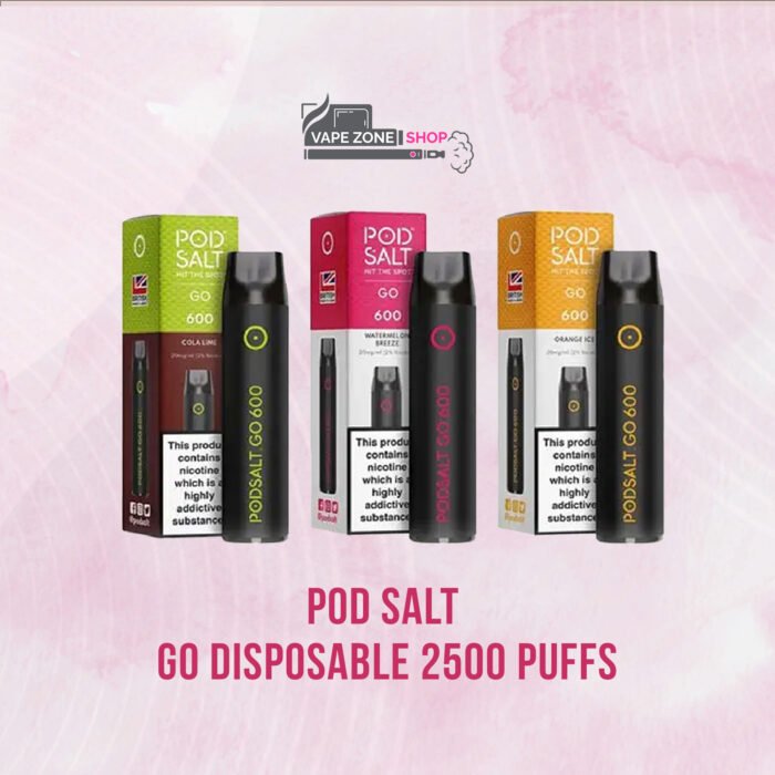 Podsalt Go 2500 Puff Vape – 20mg Nic Salt Disposable | Dubai - Image 1