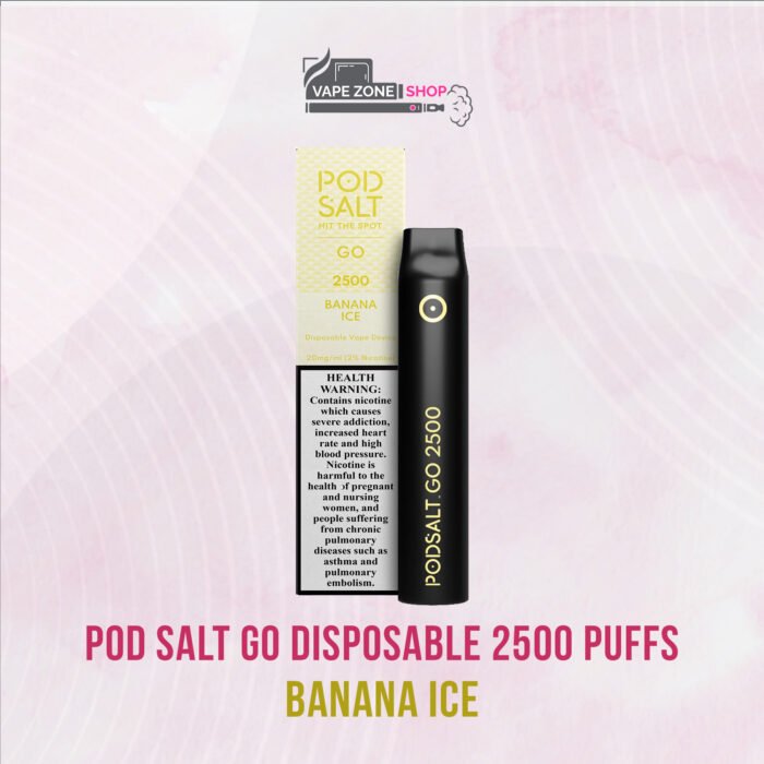 Podsalt Go 2500 Puff Vape – 20mg Nic Salt Disposable | Dubai - Image 5