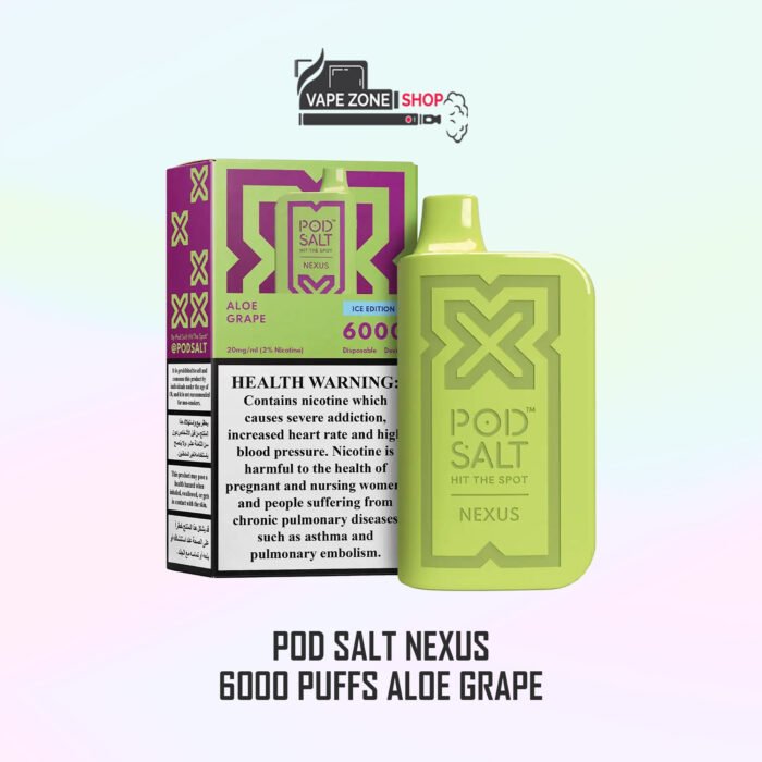Podsalt Nexus 6000 Puff Ice Edition – 20mg Disposable Vape | Dubai - Image 2