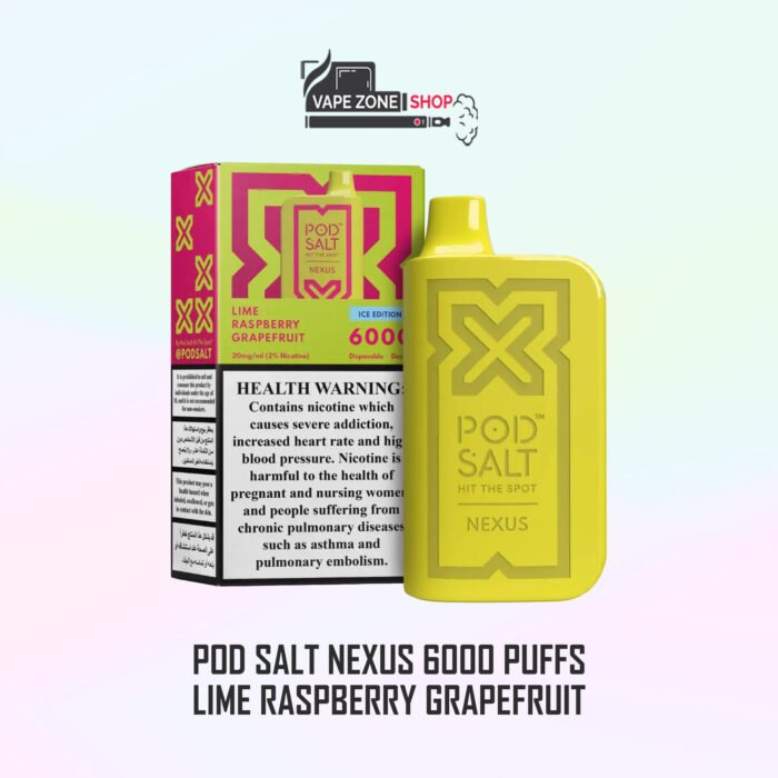 Podsalt Nexus 6000 Puff Ice Edition – 20mg Disposable Vape | Dubai - Image 8