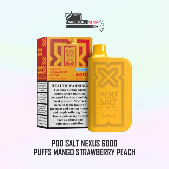 Podsalt Nexus 6000 Puff Ice Edition – 20mg Disposable Vape | Dubai - Image 9