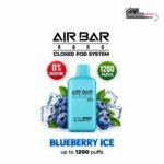 Air Bar Nano Zero 1200 Puffs Blueberry Ice 0mg Disposable Vape Dubai