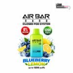 Air Bar Nano Zero 1200 Puffs Blueberry Lemon 0mg Disposable Vape Dubai