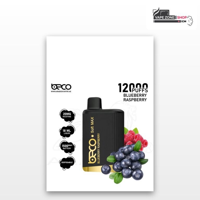 Beco Soft Max 12000 Puffs Blueberry Raspberry 20mg Disposable Vape Dubai
