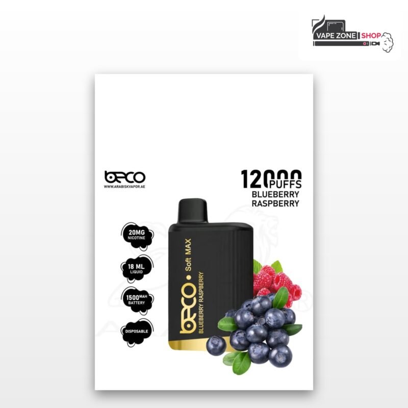 Beco Soft Max 12000 Puffs Blueberry Raspberry 20mg Disposable Vape Dubai