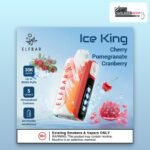 Elf Bar Ice King 30000 puffs disposable vape Cherry Pomegranate Cranberry flavour, 50mg, VapeZone Dubai