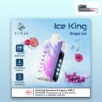 Elf Bar Ice King 30000 puffs disposable vape Grape Ice flavour, 50mg, VapeZone Dubai