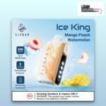 Elf Bar Ice King 30000 puffs disposable vape Mango Peach Watermelon flavour, 50mg, VapeZone Dubai