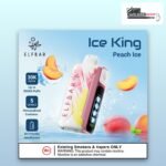 Elf Bar Ice King 30000 puffs disposable vape Peach Ice flavour, 50mg, VapeZone Dubai