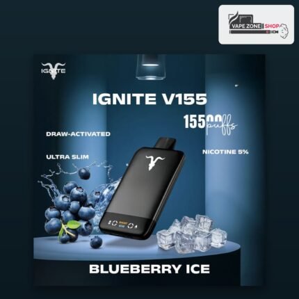 Ignite V155 15500 Puffs Blueberry Ice Disposable Vape 50mg Dubai UAE