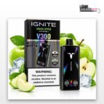 Ignite V300 30000 Puffs Green Apple Disposable Vape 50mg Dubai UAE