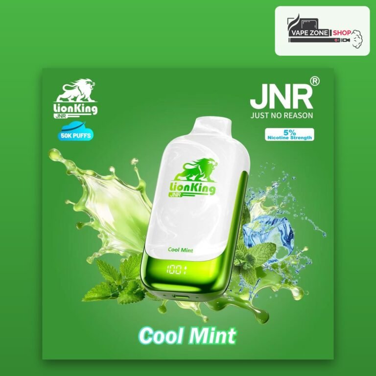 JNR Lion King 50000 Puffs Cool Mint 50mg Disposable Vape Dubai