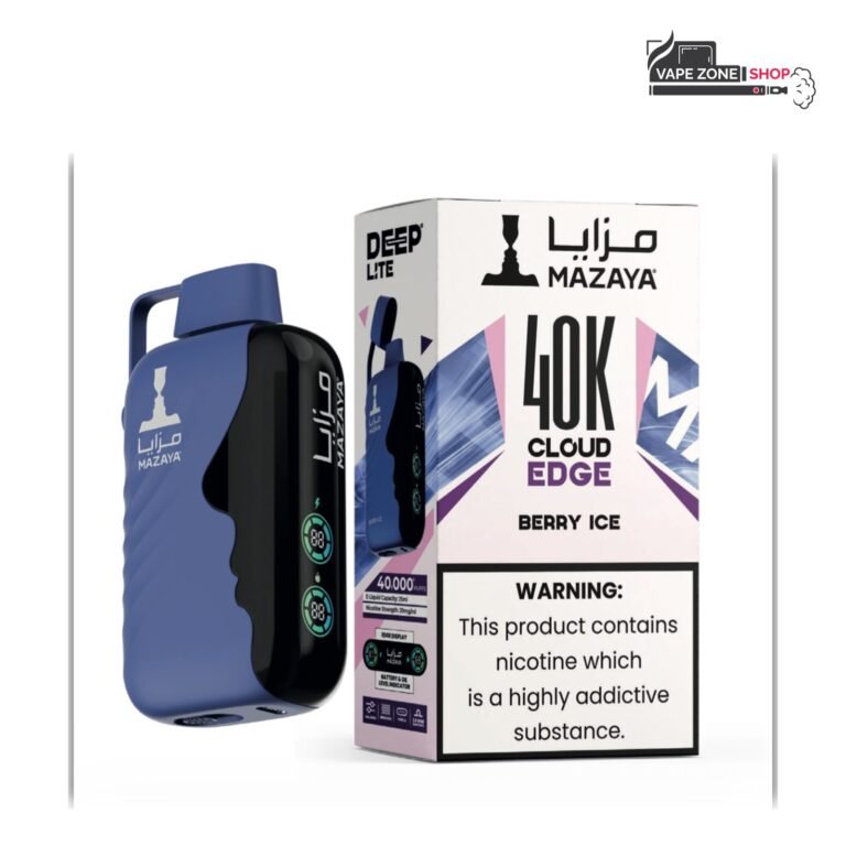 Mazaya Deep Lite 40K Cloud Edge 40000 Puffs 20mg disposable vape Dubai UAE - image 02