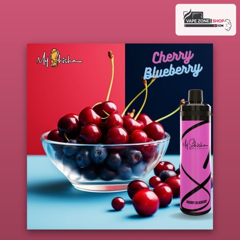 My Shisha XL 16500 Puffs Cherry Blueberry 3mg Disposable Vape Dubai