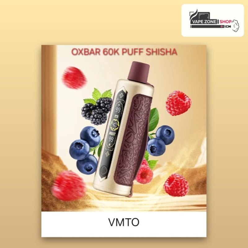 Oxbar Shisha 60000 Puffs VMTO Disposable Vape 6mg Dubai UAE