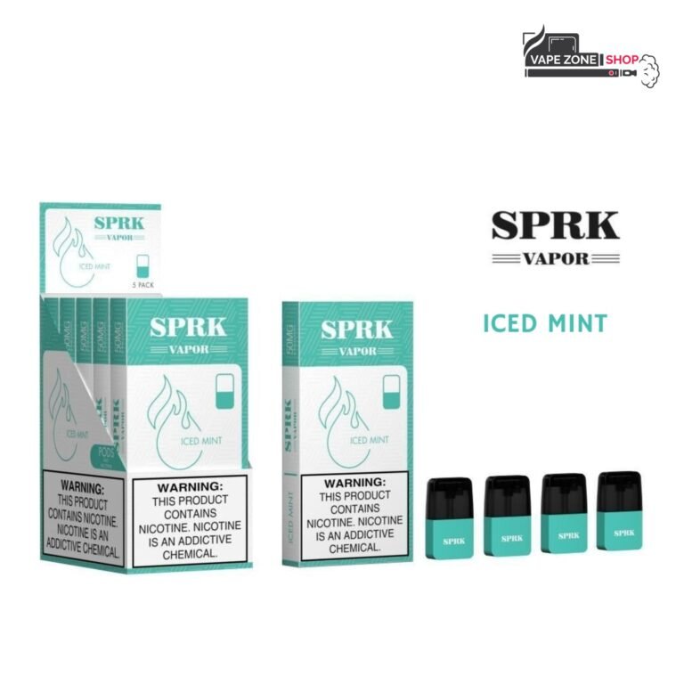 SPRK Vapor Pods Iced Mint 50mg Replacement Pod Cartridge Dubai