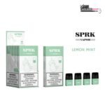 SPRK Vapor Pods Lemon Mint 50mg Replacement Pod Cartridge Dubai
