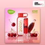 Vozol Star 35000 puffs disposable vape Cherry Cola flavour, 50mg, VapeZone Dubai