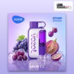 Vozol Star 35000 puffs disposable vape Grape Ice flavour, 50mg, VapeZone Dubai