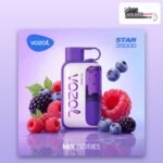 Vozol Star 35000 puffs disposable vape Mixed Berries flavour, 50mg, VapeZone Dubai