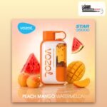 Vozol Star 35000 Puffs Peach Mango Watermelon Disposable Vape 50mg Dubai UAE