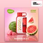 Vozol Star 35000 puffs disposable vape Watermelon Bubblegum flavour, 50mg, VapeZone Dubai