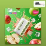 Vozol Star 40000 puffs disposable vape Sour Apple Ice flavour, 50mg, VapeZone Dubai