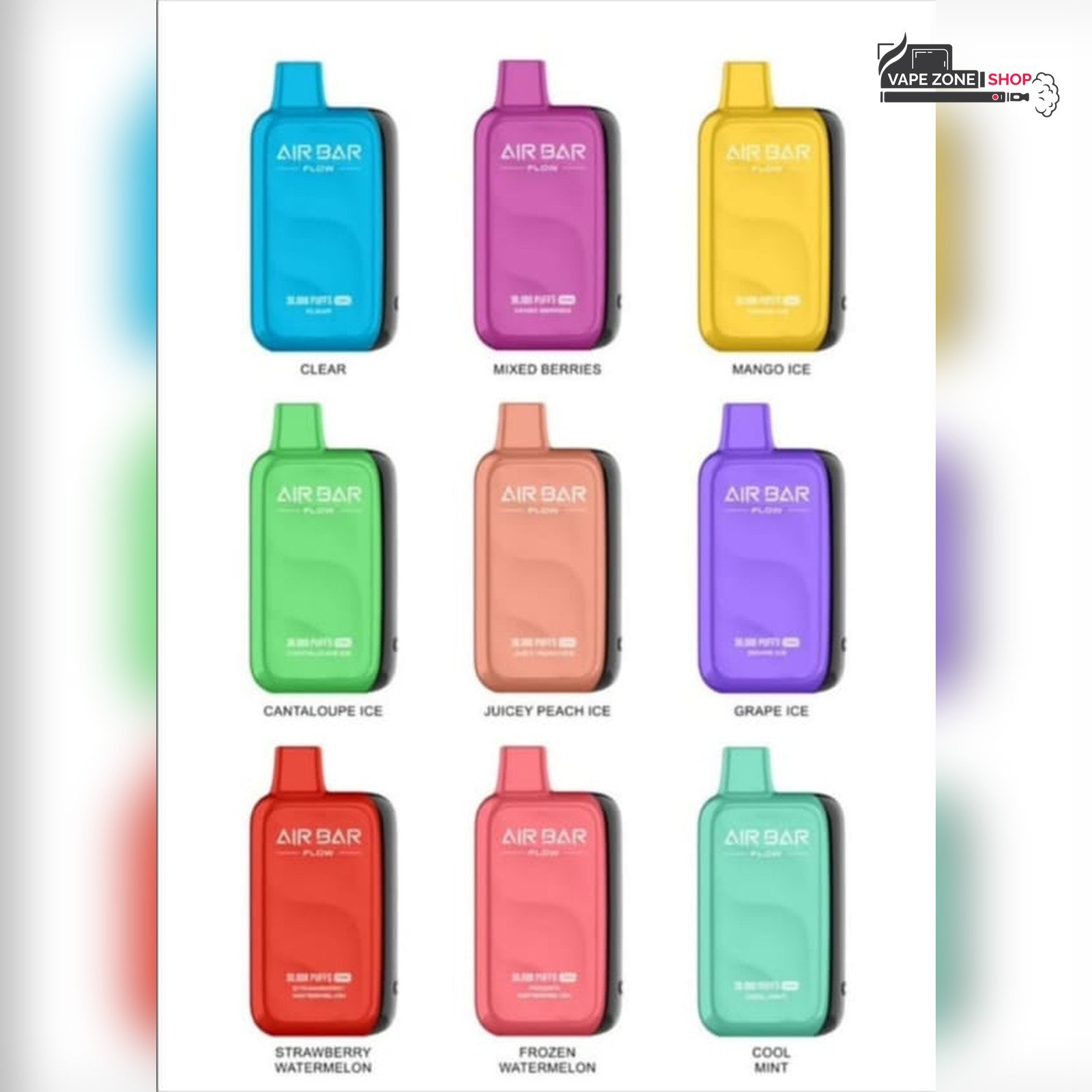 Air Bar Flow 30000 Puffs All Flavours Dubai UAE Air Bar Flow 30000 Puffs All Flavours Dubai UAE