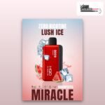 HQD Miracle 8000 puffs Lush Ice watermelon ice zero nicotine disposable vape available in Dubai and across the UAE at VapeZone