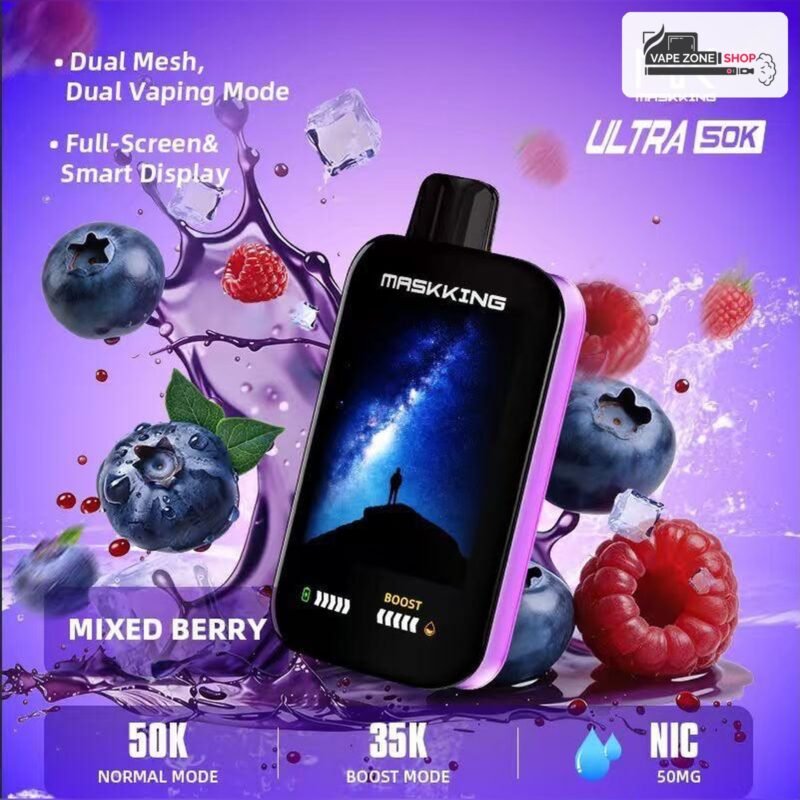 Maskking Ultra 50000 Puffs Mixed Berry Dubai UAE