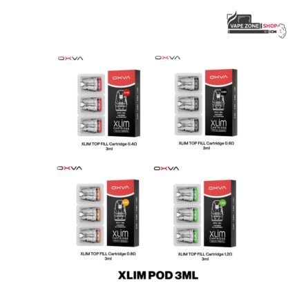 OXVA Xlim Top Fill Cartridge 3ml range 3 pack Dubai UAE