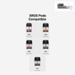 Vaporesso XROS pods compatible devices